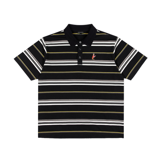 Born x Raised Charlie Brown Polo Shirt Black/Cream