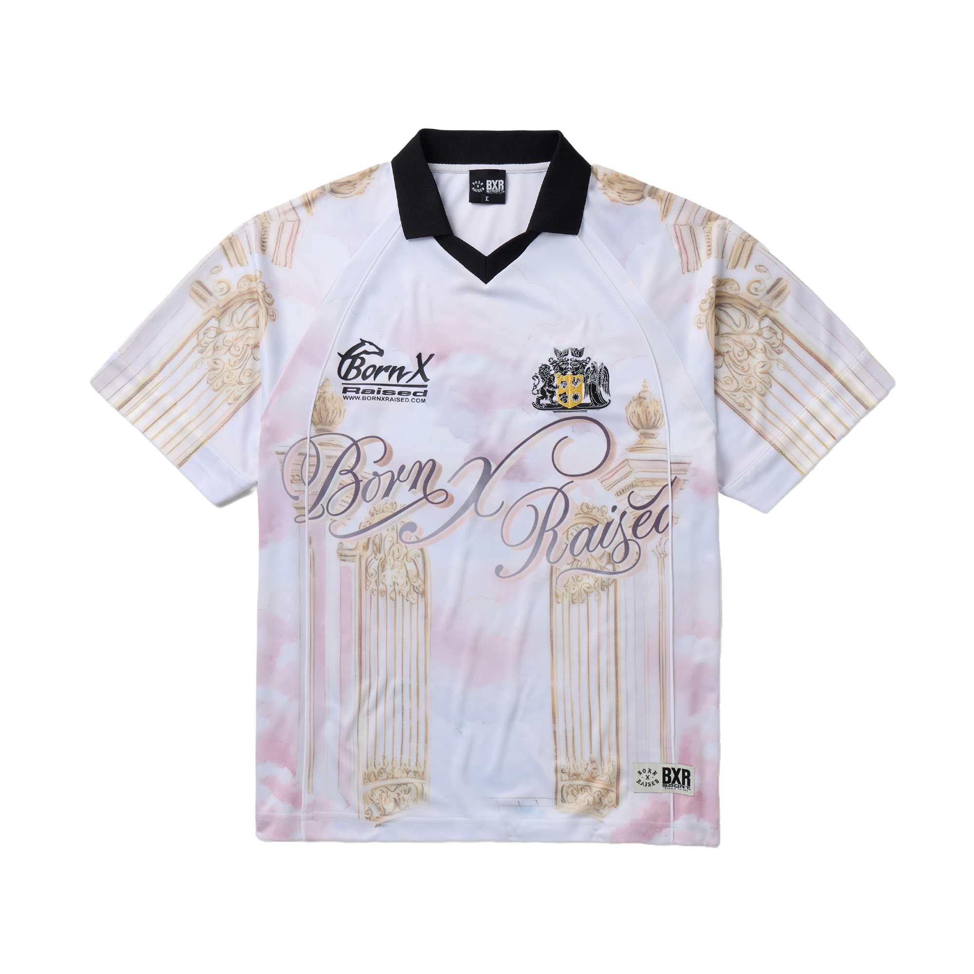 Born x Raised Heaven Soccer Jersey Lavender
