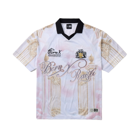 Born x Raised Heaven Soccer Jersey Lavender