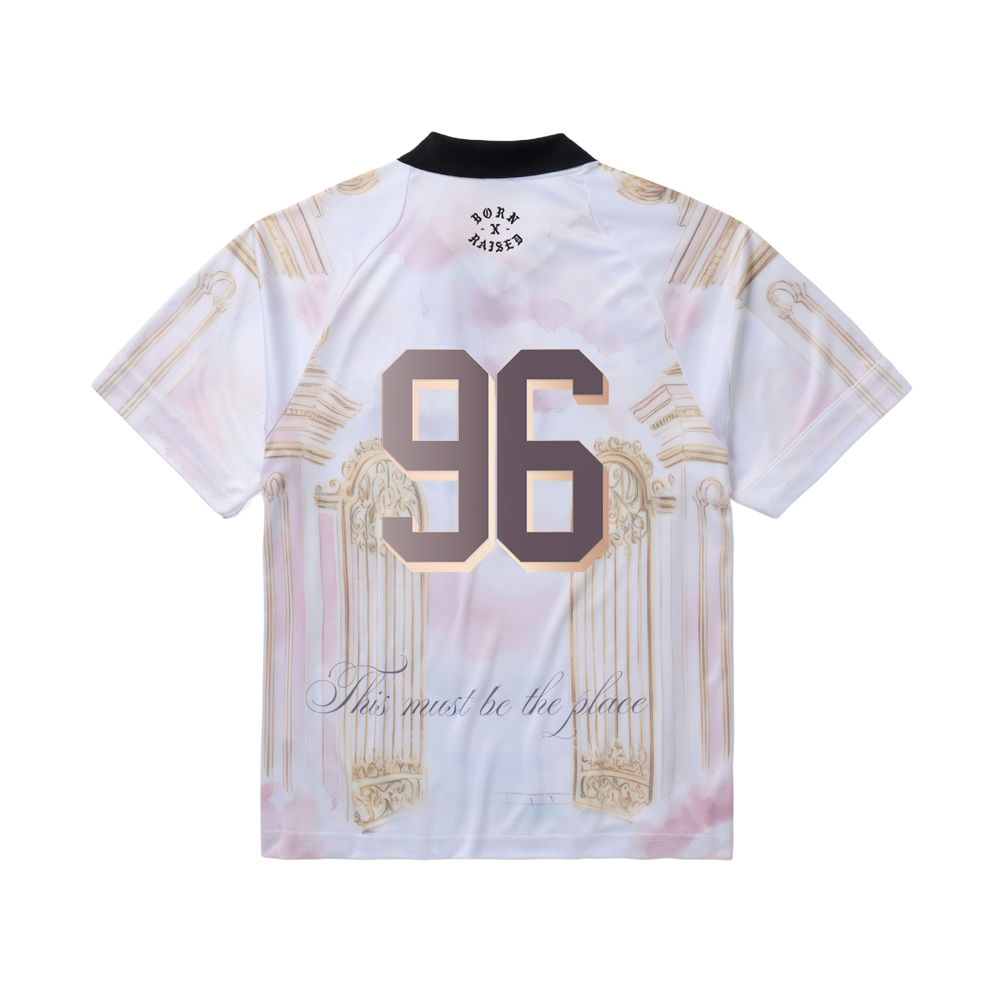 Born x Raised Heaven Soccer Jersey Lavender
