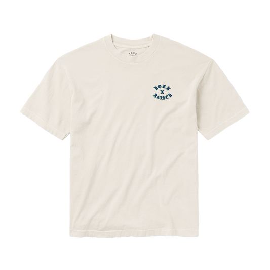 Born x Raised Speed Rocker T-Shirt Cream