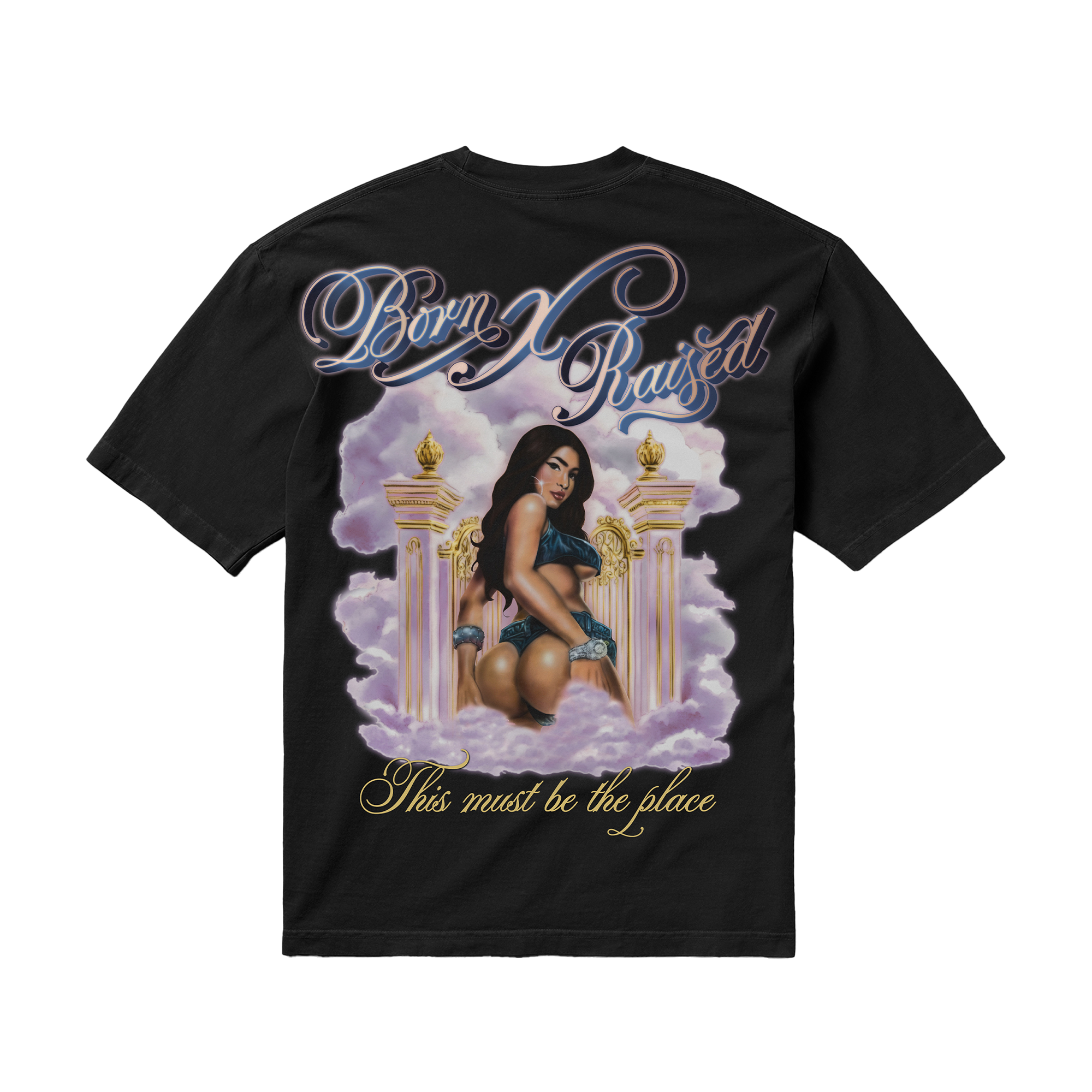 Born x Raised This Must Be The Place T-Shirt Black