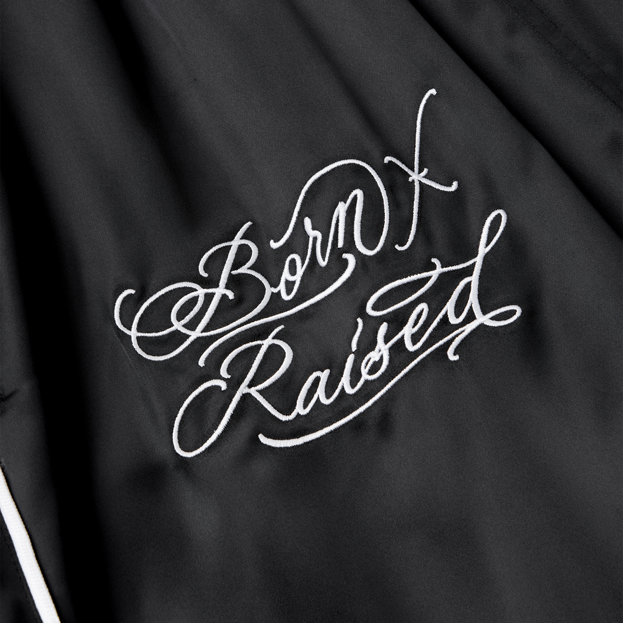 Born x Raised Sport Satin Boxing Trunks Black