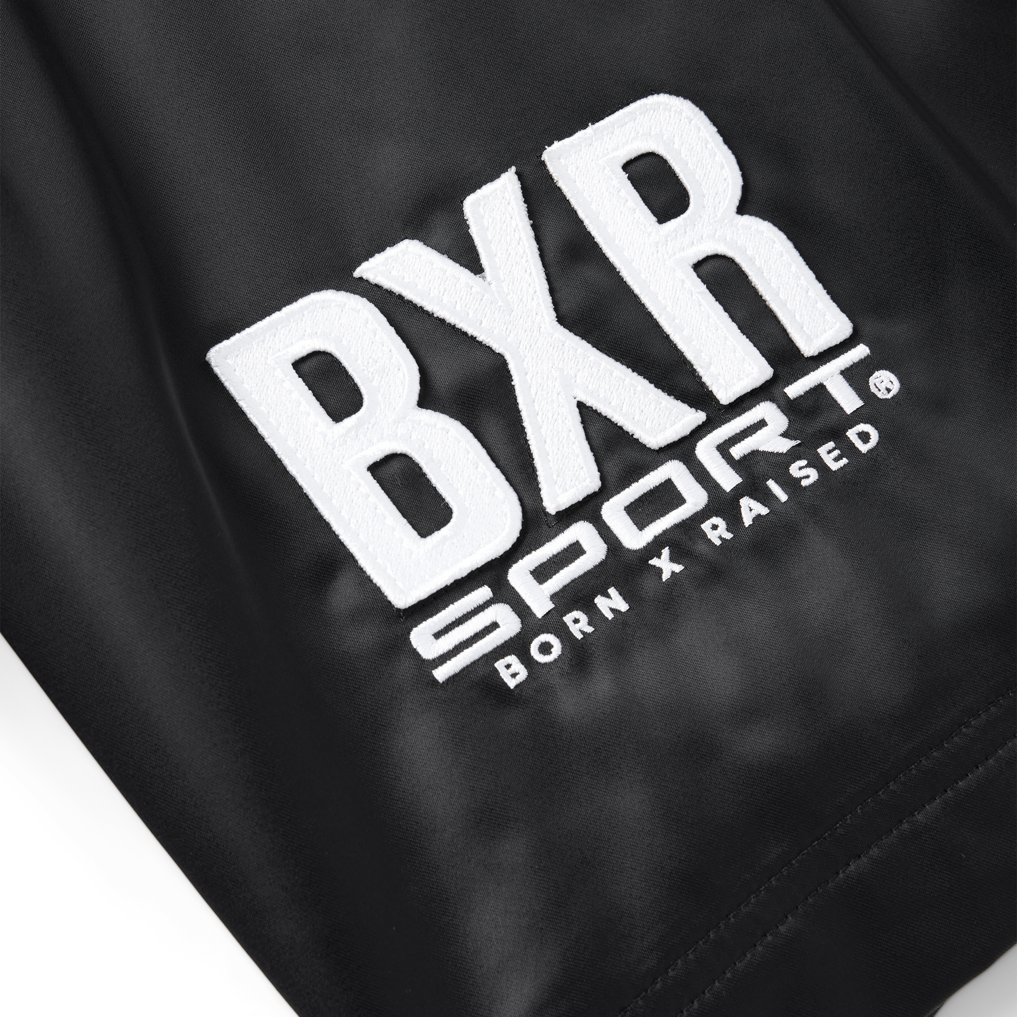 Born x Raised Sport Satin Boxing Trunks Black