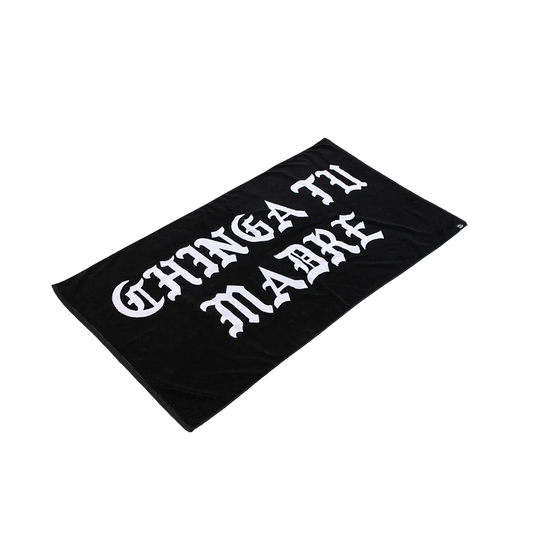 Born x Raised Chinga Beach Towel Black