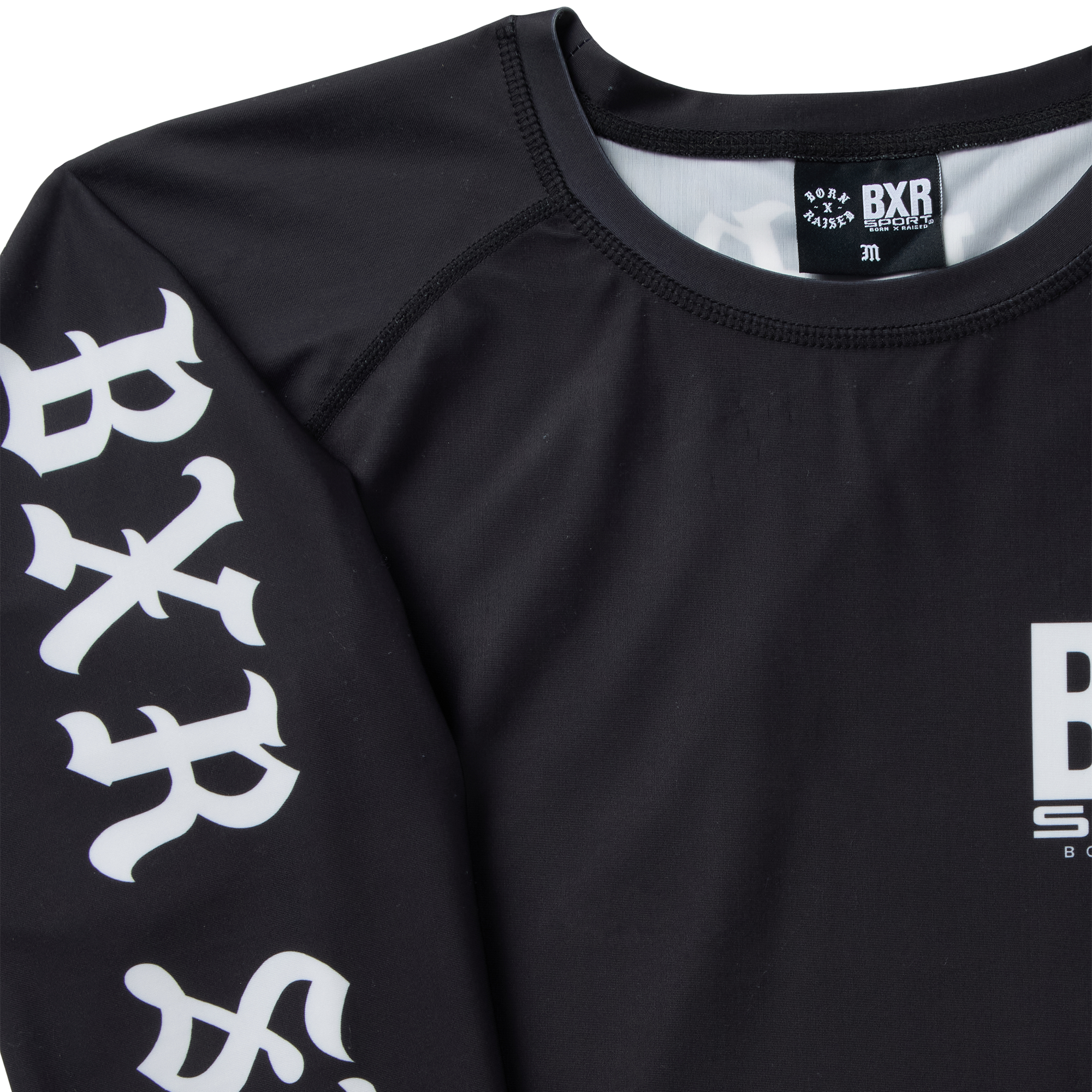 Born x Raised Sport On The Turf Rashguard Black