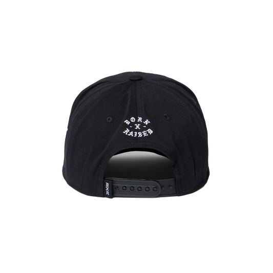 Born x Raised Paranoia Crest Snapback Black