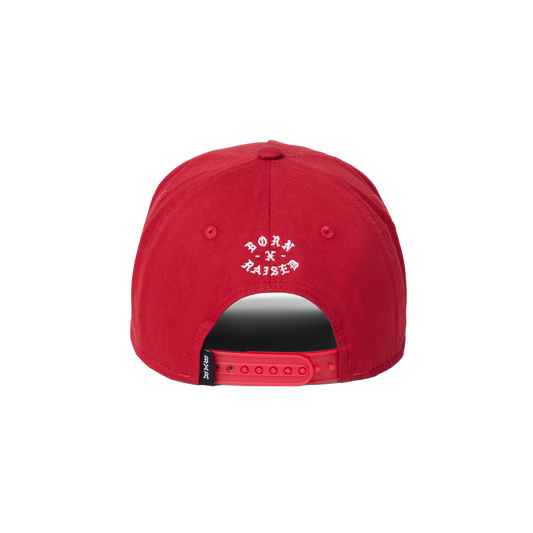 Born x Raised Paranoia Crest Snapback Cardinal