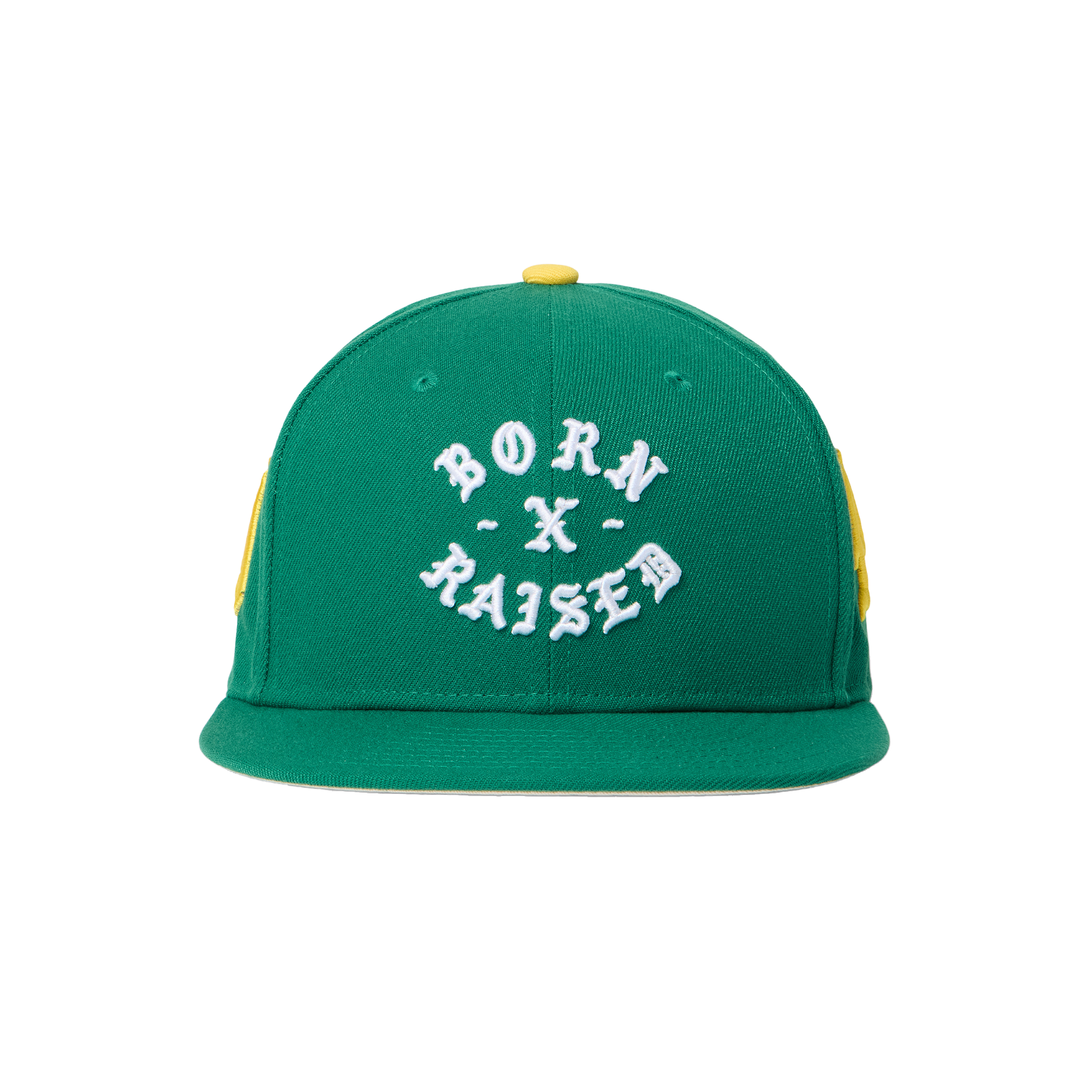 Born x Raised Paranoia Rocker Fitted Kelly Green/Yellow