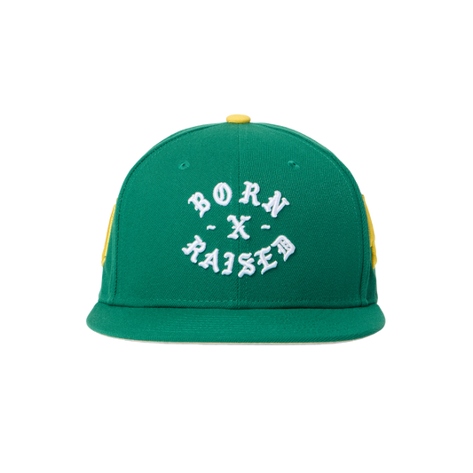 Born x Raised Paranoia Rocker Fitted Kelly Green/Yellow