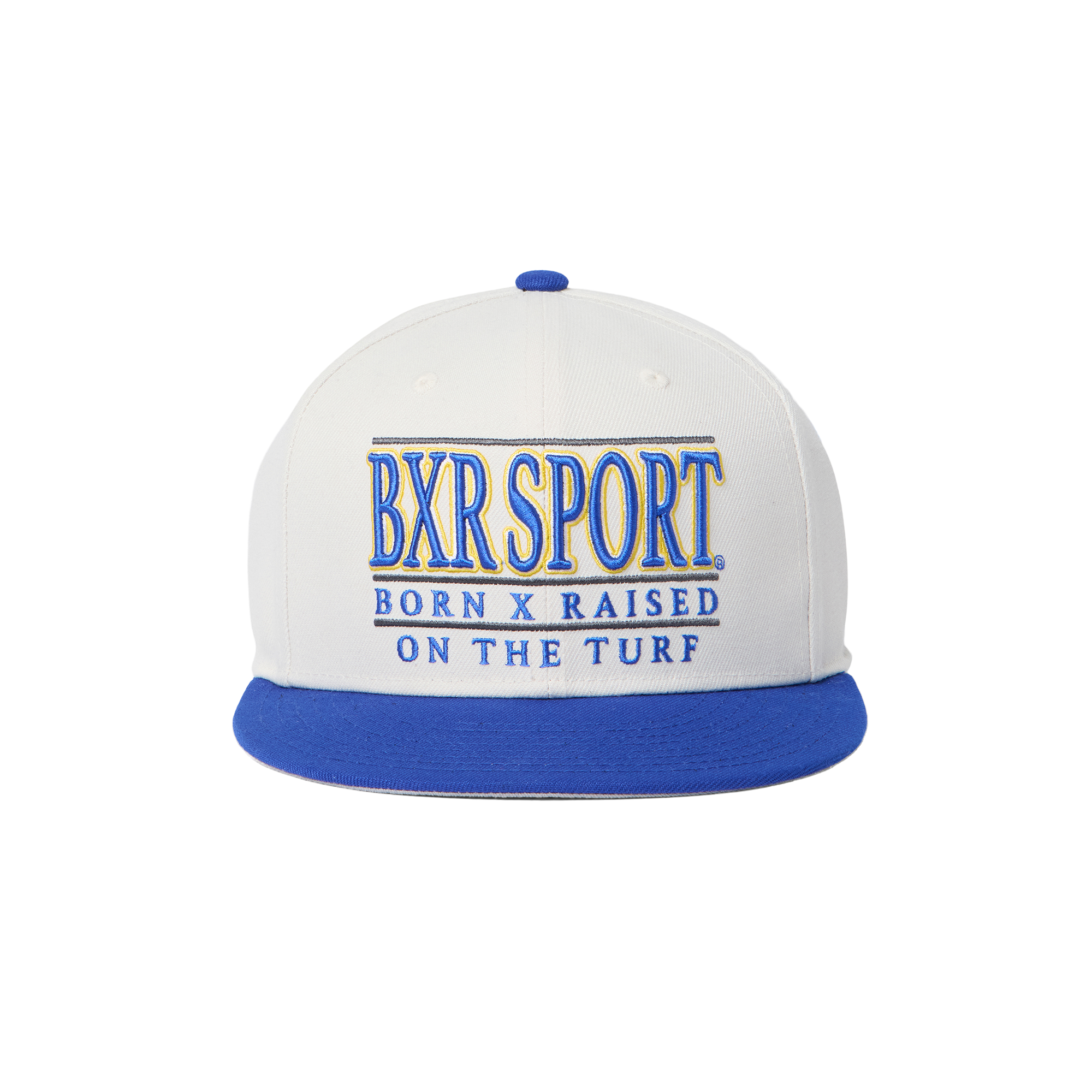 Born x Raised University Snapback Cream/Blue