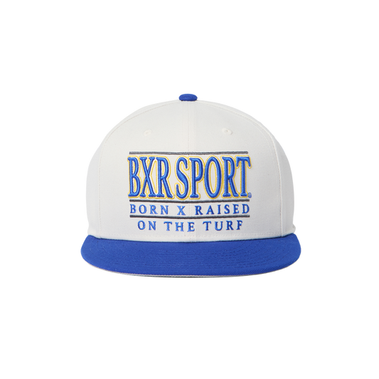 Born x Raised University Snapback Cream/Blue