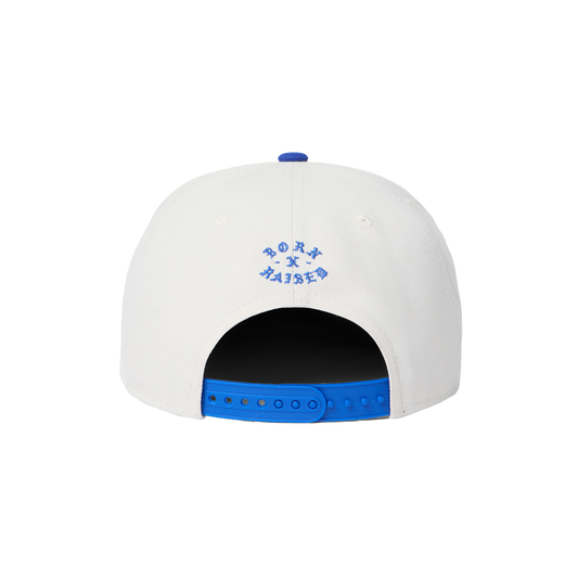 Born x Raised University Snapback Cream/Blue