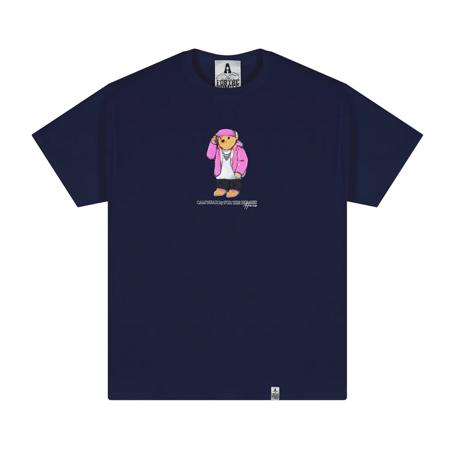 For The Homies Cam'Bear T-Shirt Navy