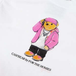 For The Homies Cam'Bear T-Shirt White