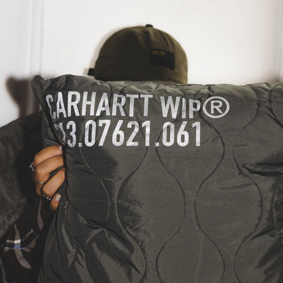 Carhartt WIP Tour Quilted Pillow Smoke Green/Reflective