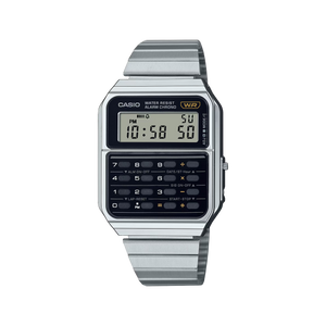 Casio Vintage Digital Metal Calculator Sliver CA500WE-1A