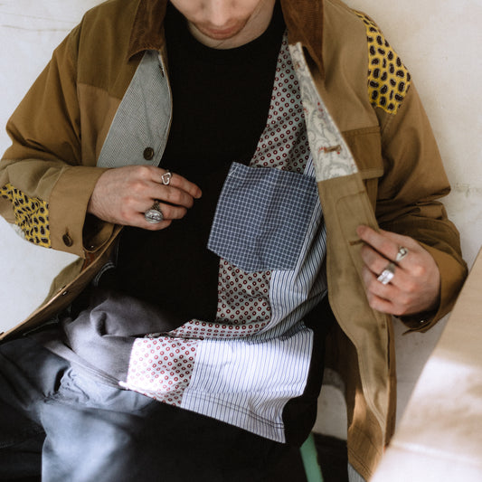 Comme des Garcons Homme Cotton Jersey Product Print Black HO-T010-051