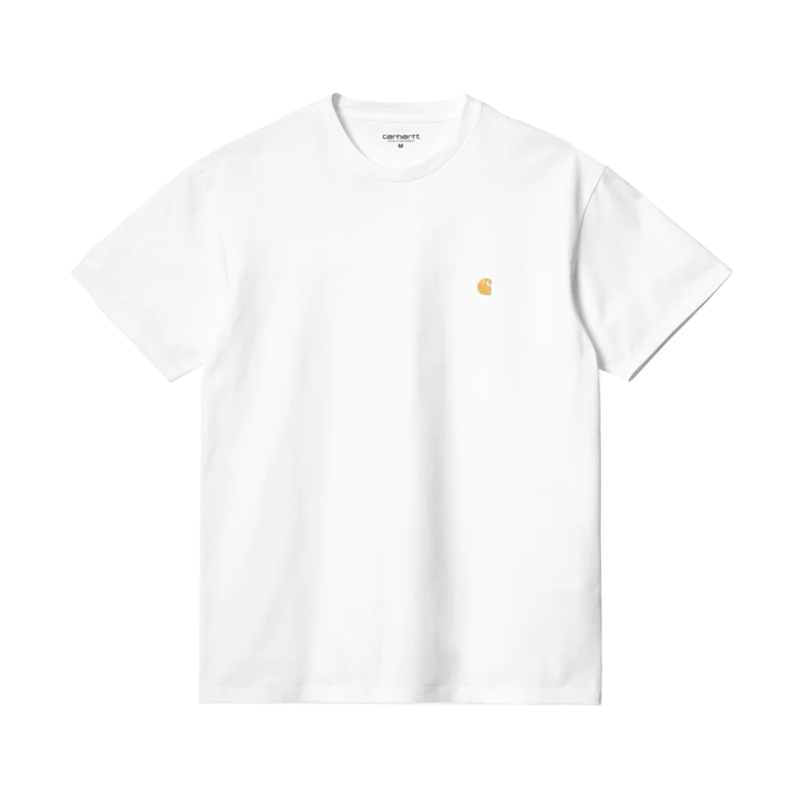 Carhartt WIP Chase Tee White/Gold