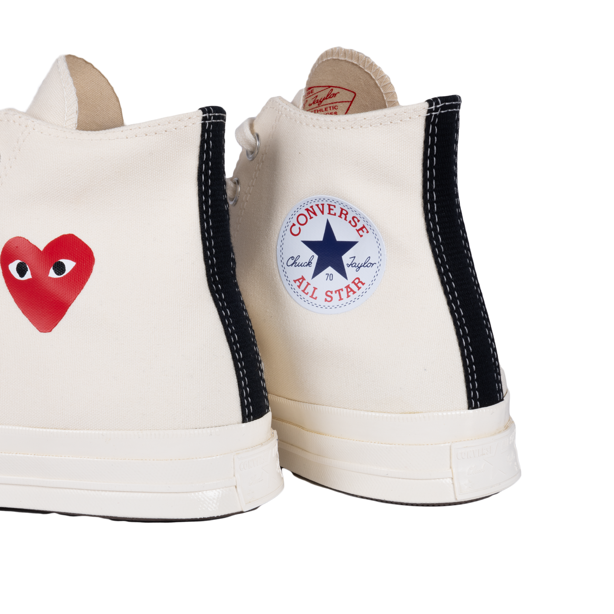 Comme Des Garcons Play x Converse CT70 Small Red Heart High Top White AZ-K129-001-2