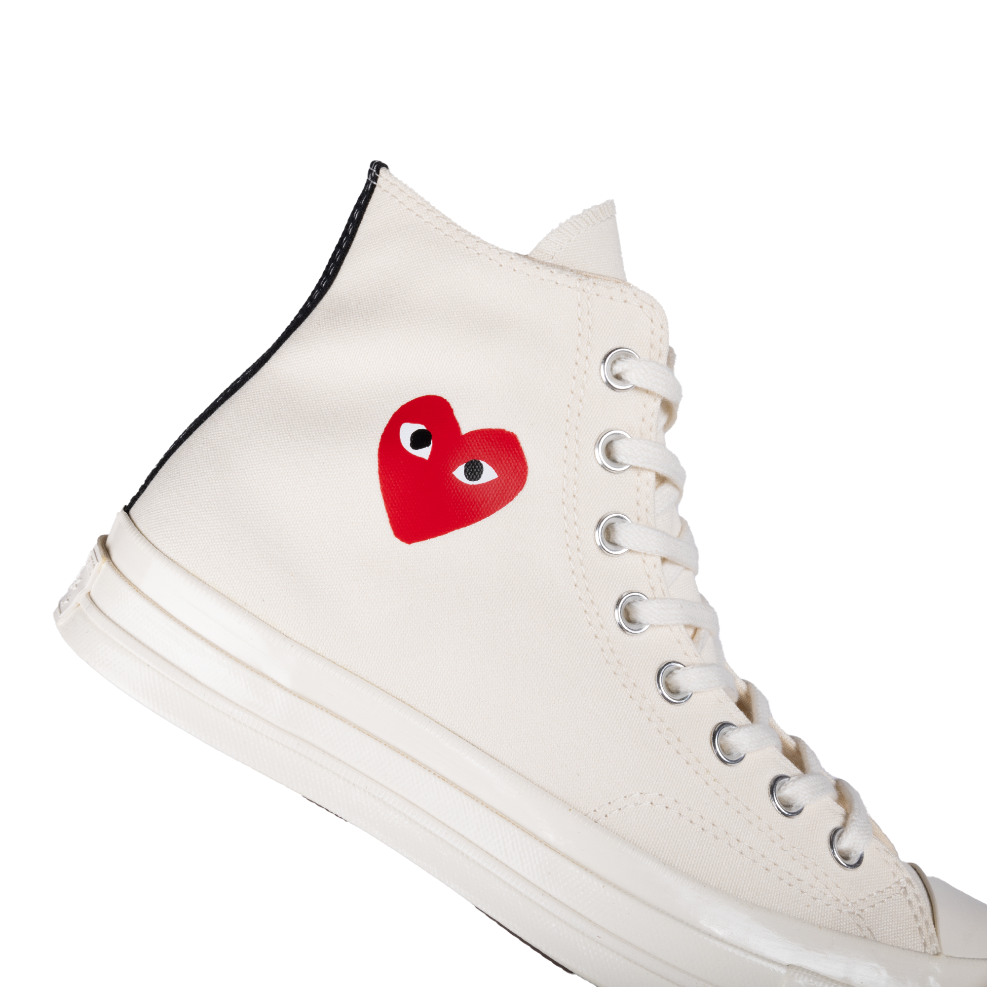 Comme Des Garcons Play x Converse CT70 Small Red Heart High Top White AZ-K129-001-2