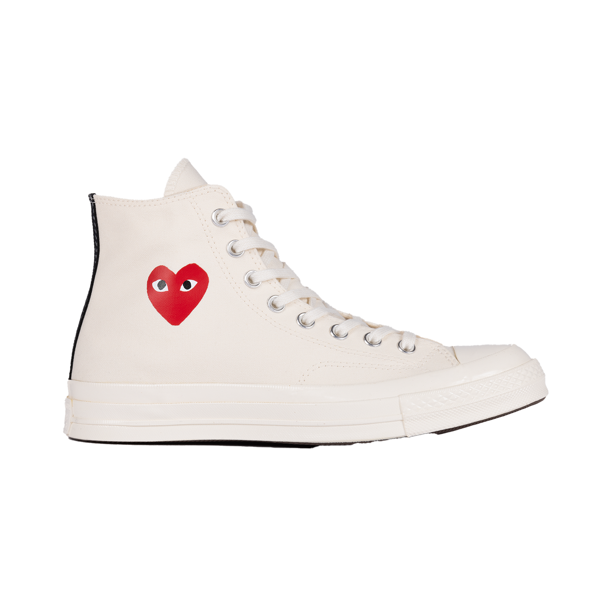 Comme Des Garcons Play x Converse CT70 Small Red Heart High Top White AZ-K129-001-2