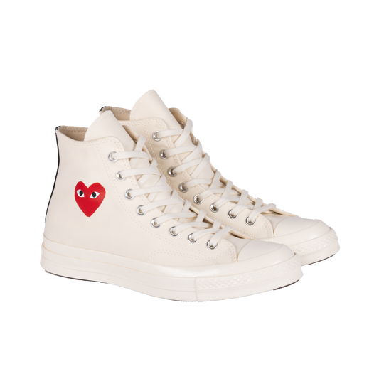 Comme Des Garcons Play x Converse CT70 Small Red Heart High Top White AZ-K129-001-2