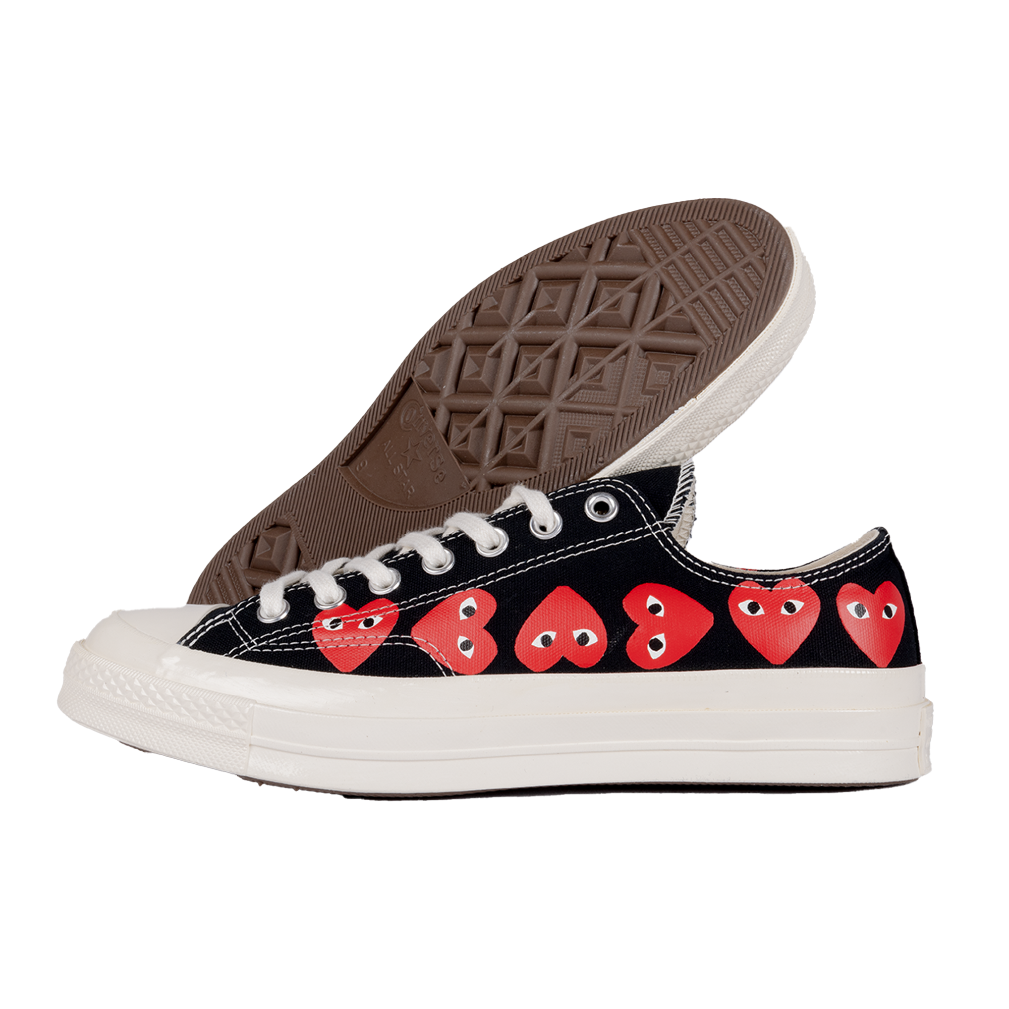 Comme Des Garcons Play x Converse CT70 M Heart Low Top Black AZ-K126-001-1