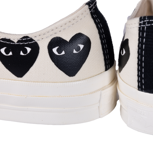 Comme Des Garcons Play x Converse CT70 M Heart Low Top White AZ-K126-001-2