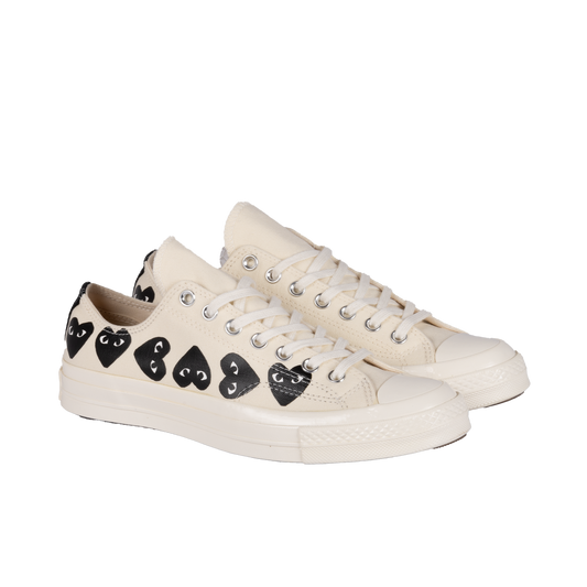 Comme Des Garcons Play x Converse CT70 M Heart Low Top White AZ-K126-001-2