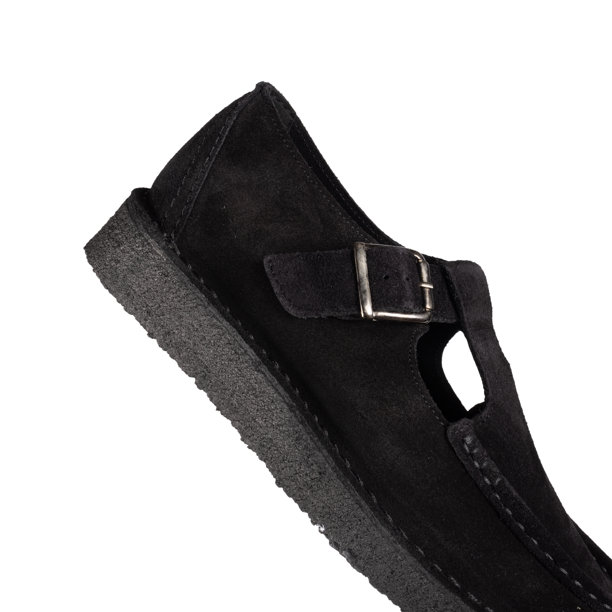 Clarks Originals Nomad T Bar Black Suede