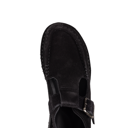 Clarks Originals Nomad T Bar Black Suede