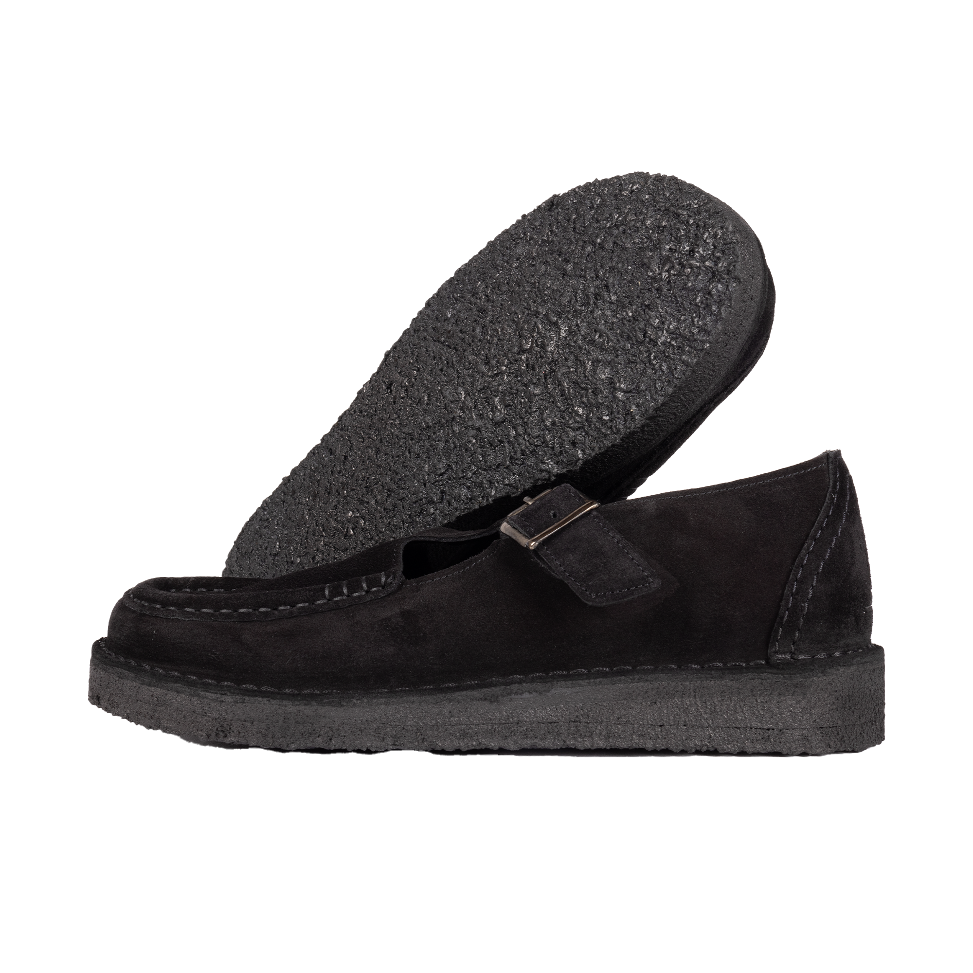 Clarks Originals Nomad T Bar Black Suede