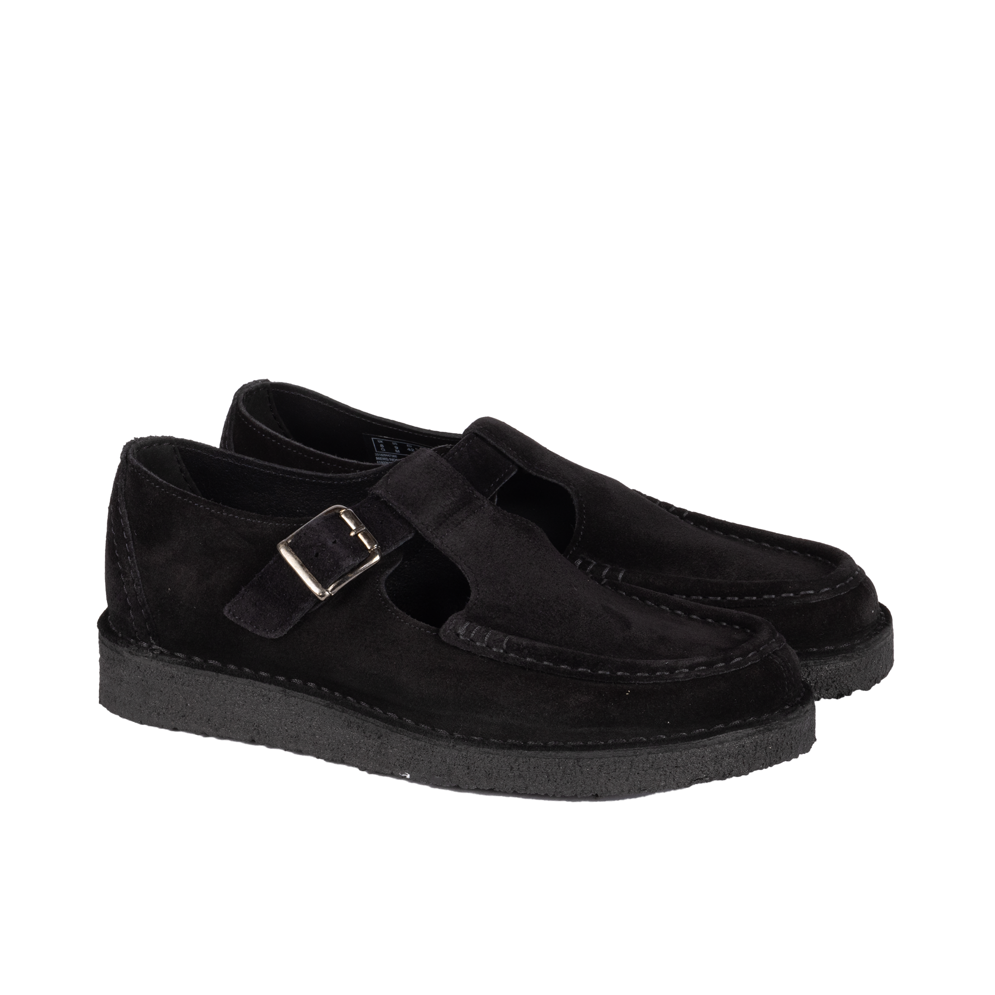 Clarks Originals Nomad T Bar Black Suede