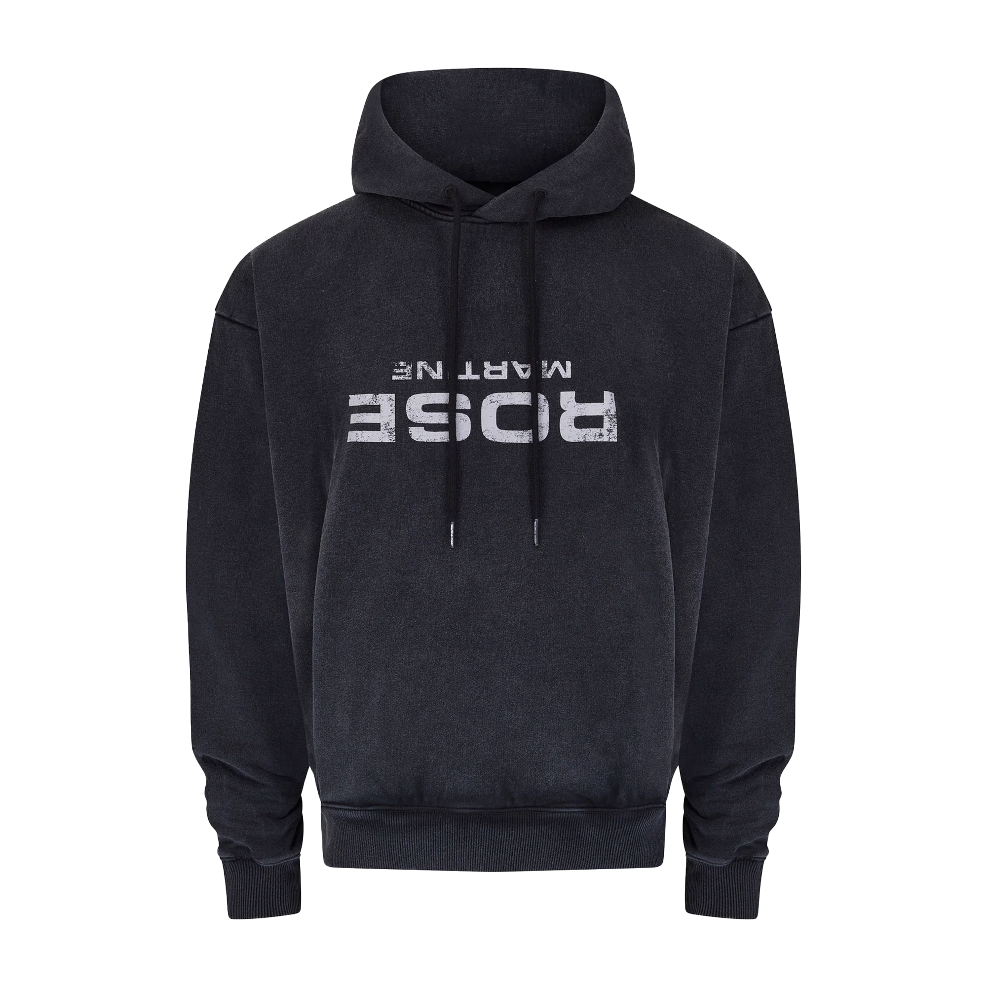 MARTINE ROSE hoodie サイズM グレー 美品 Martine Rose monogram-print Pullover Hoodie | Grey | FARFETCH