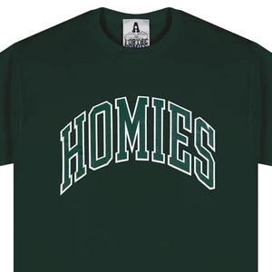 For The Homies Collegiate T-Shirt Dark Green