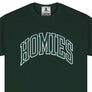 For The Homies Collegiate T-Shirt Dark Green