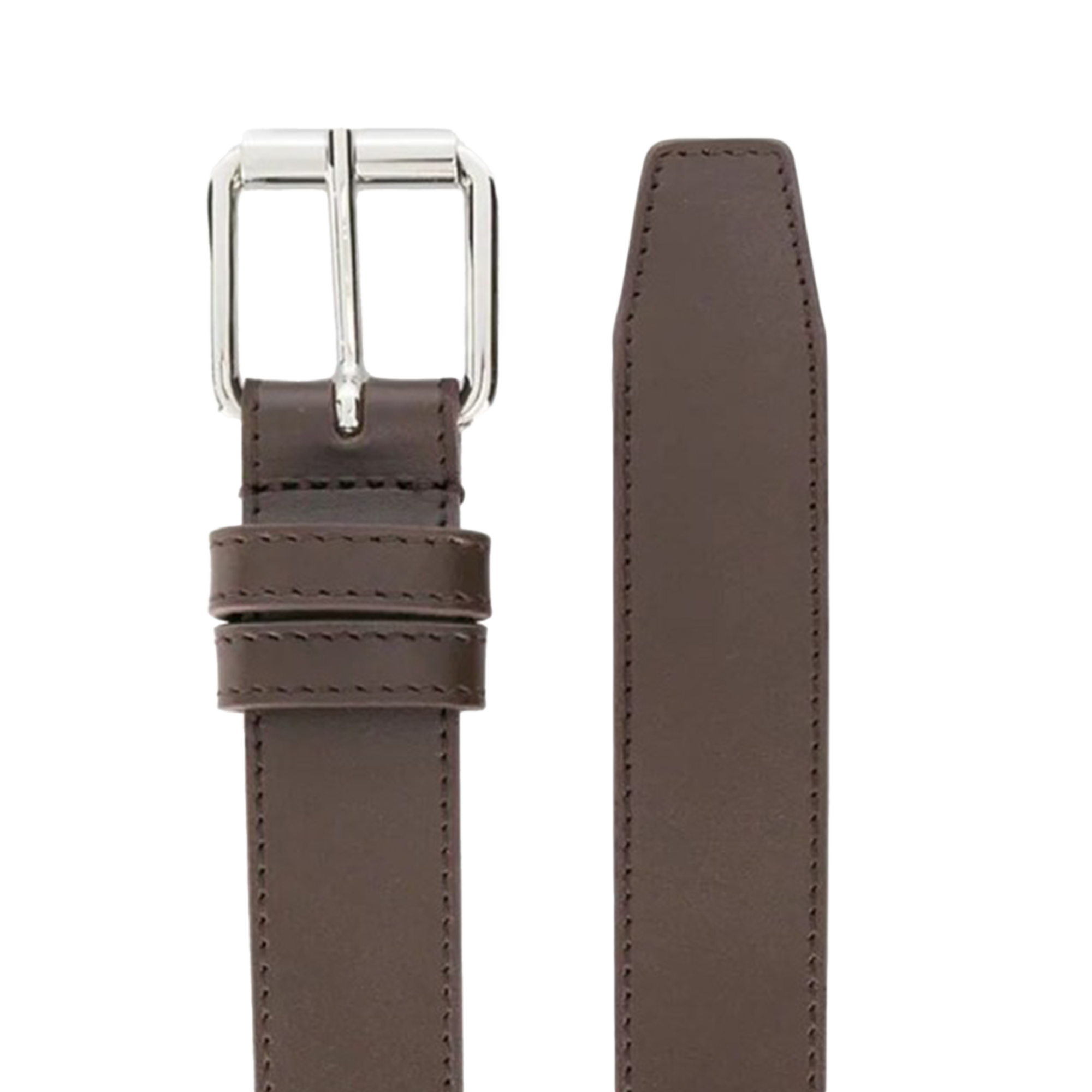 COMME des GARCONS WALLET Classic Leather Line N Belt Brown