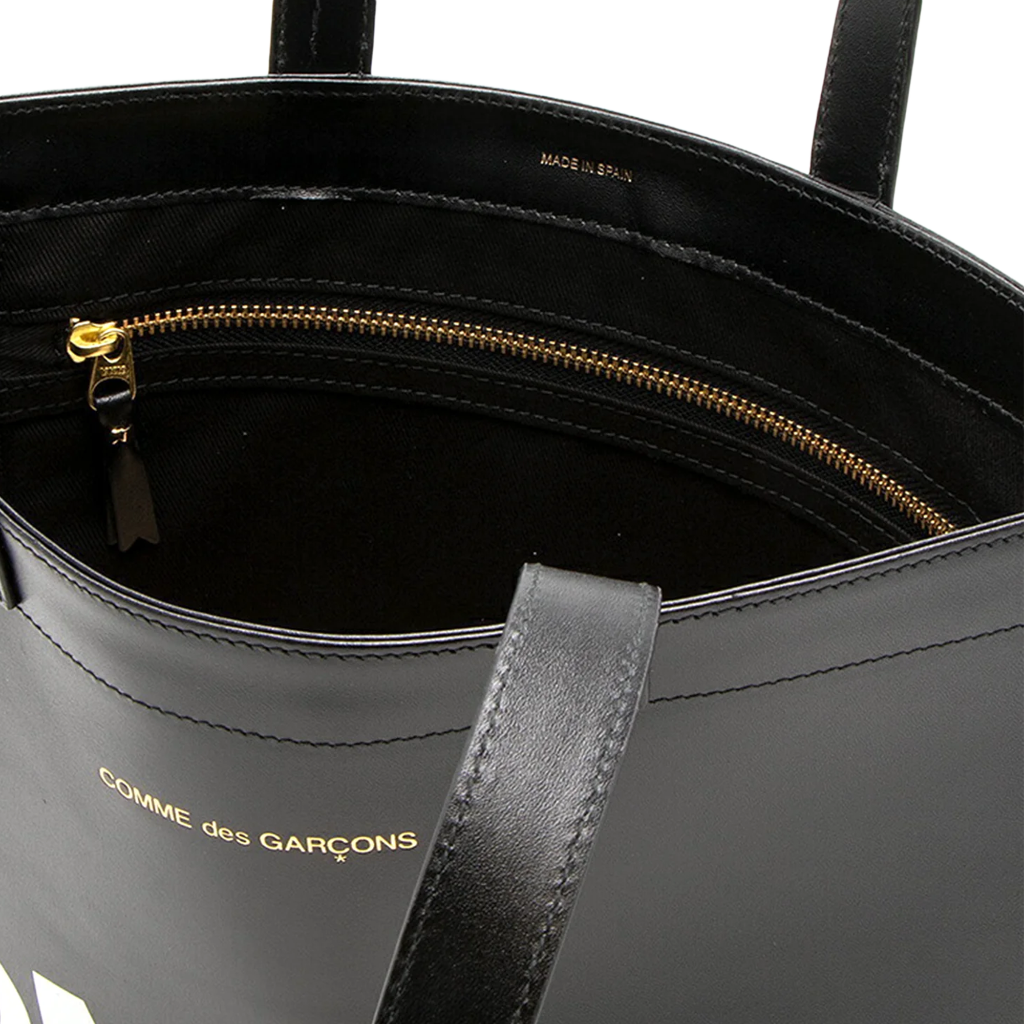COMME des GARCONS WALLET Huge Logo Tote Bag SA9001HL Black