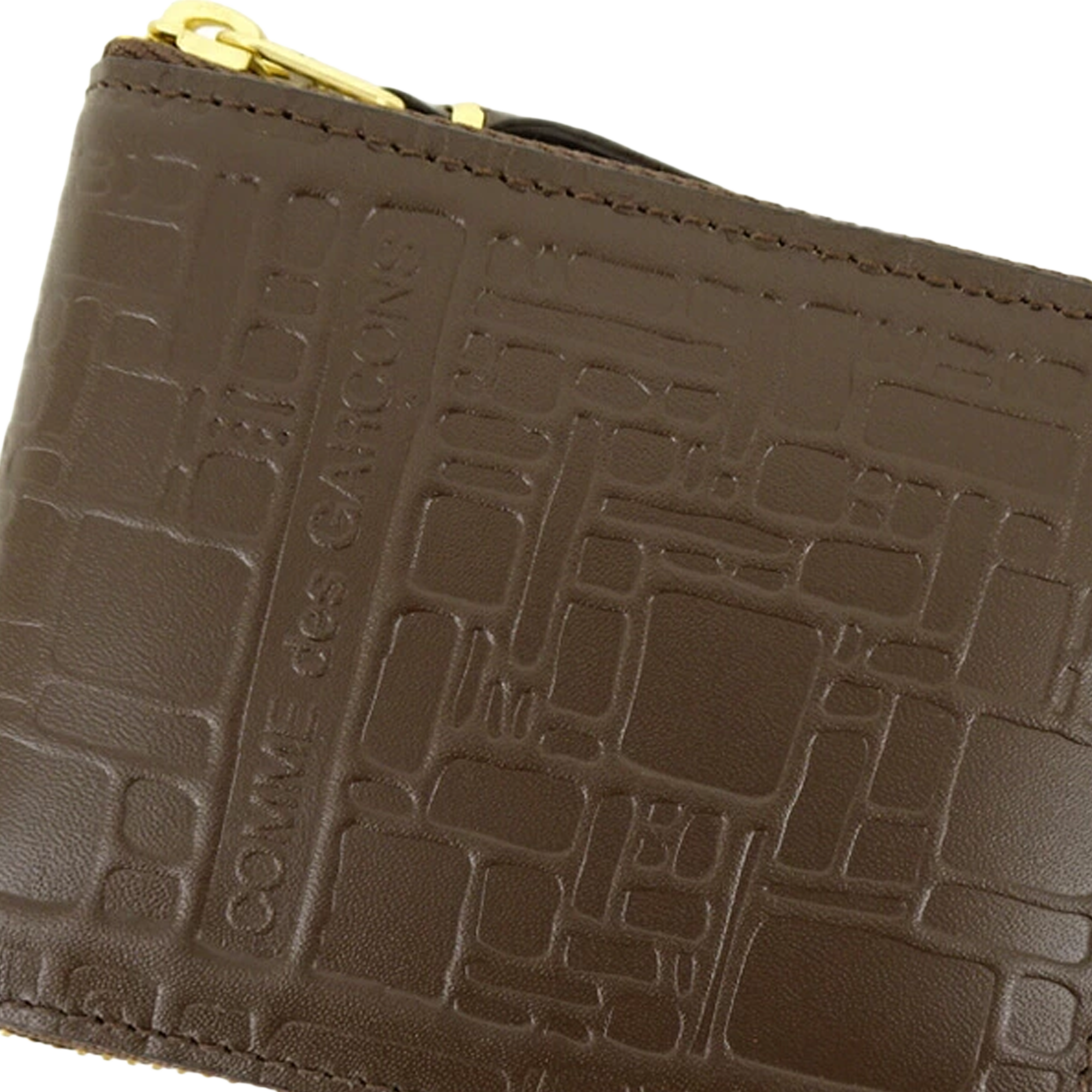 COMME des GARCONS WALLET Logotype Brown SA7100EL