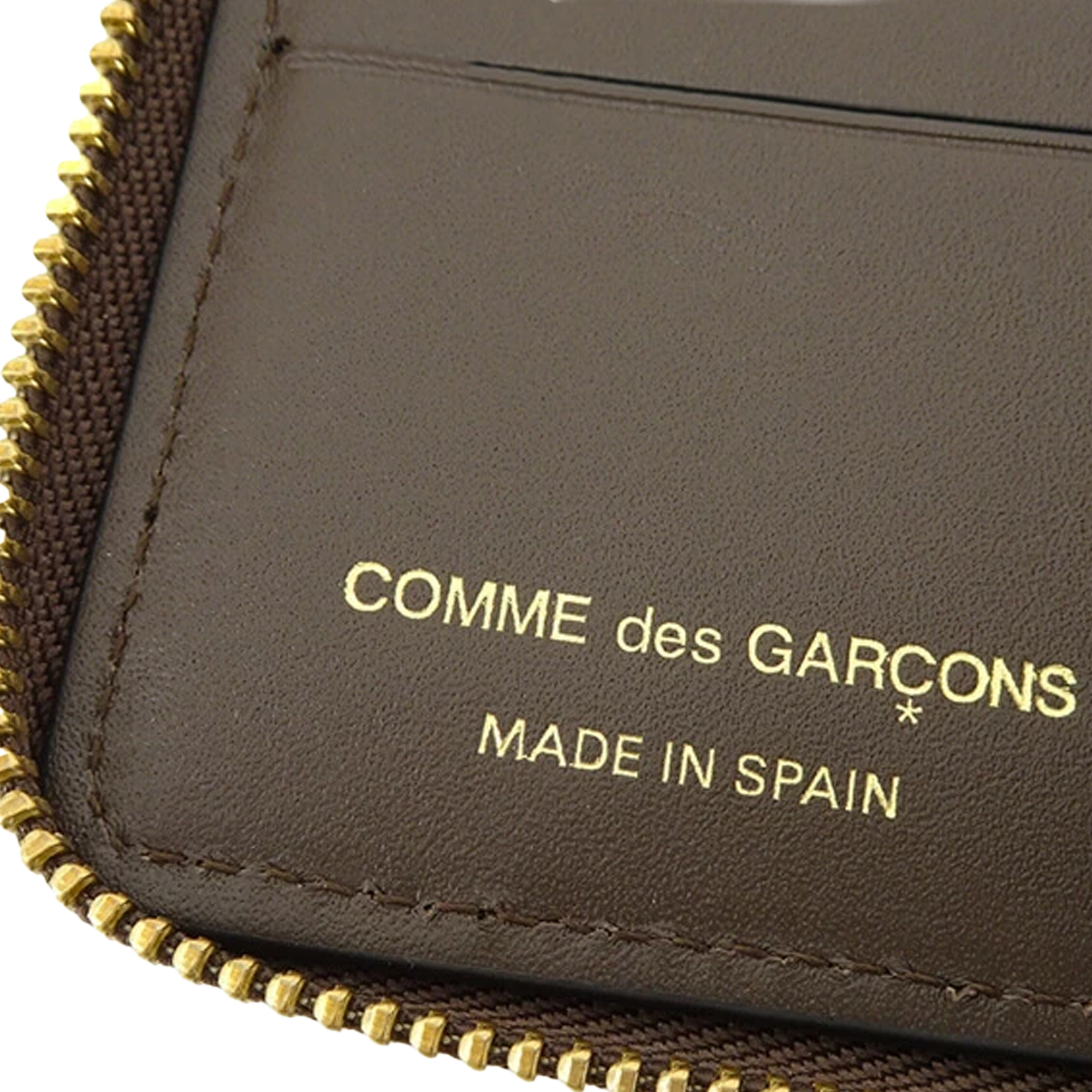 COMME des GARCONS WALLET Logotype Brown SA7100EL