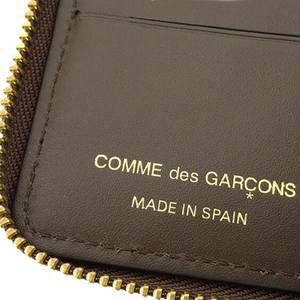 COMME des GARCONS WALLET Logotype Brown SA7100EL