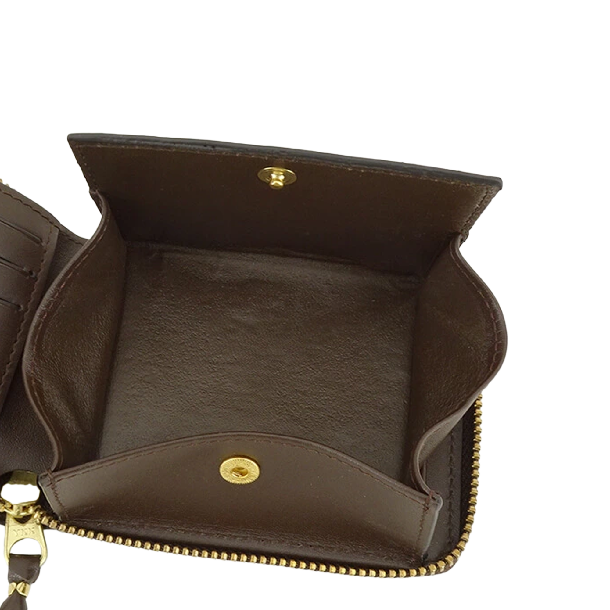 COMME des GARCONS WALLET Logotype Brown SA7100EL