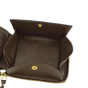 COMME des GARCONS WALLET Logotype Brown SA7100EL