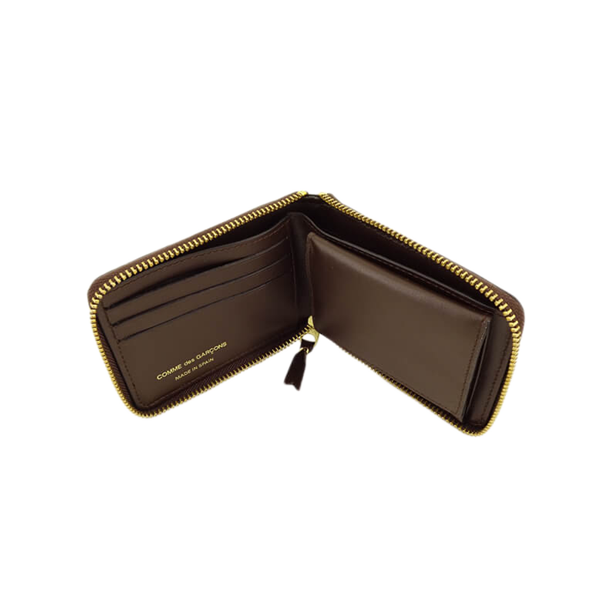 COMME des GARCONS WALLET Logotype Brown SA7100EL