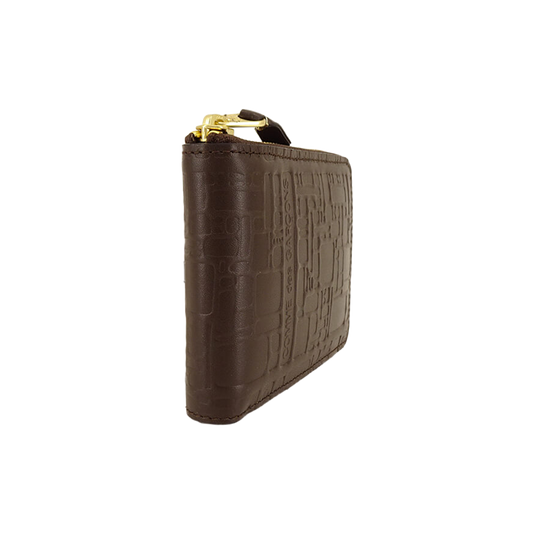 COMME des GARCONS WALLET Logotype Brown SA7100EL