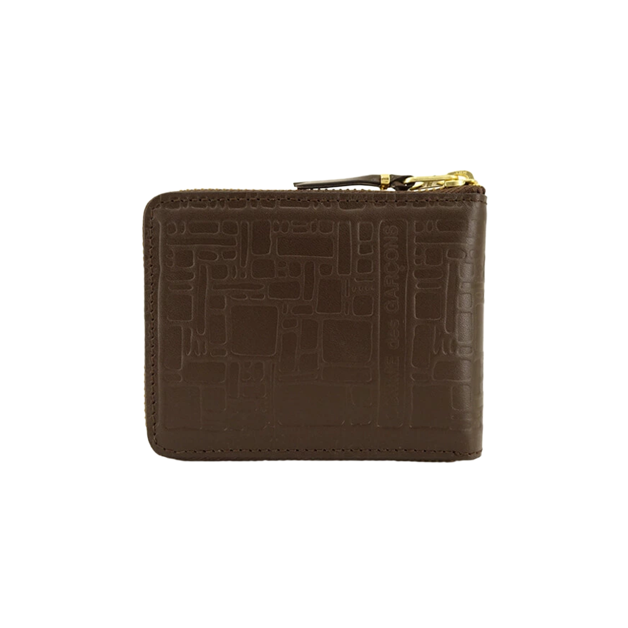 COMME des GARCONS WALLET Logotype Brown SA7100EL
