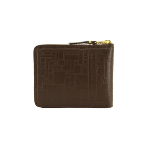 COMME des GARCONS WALLET Logotype Brown SA7100EL