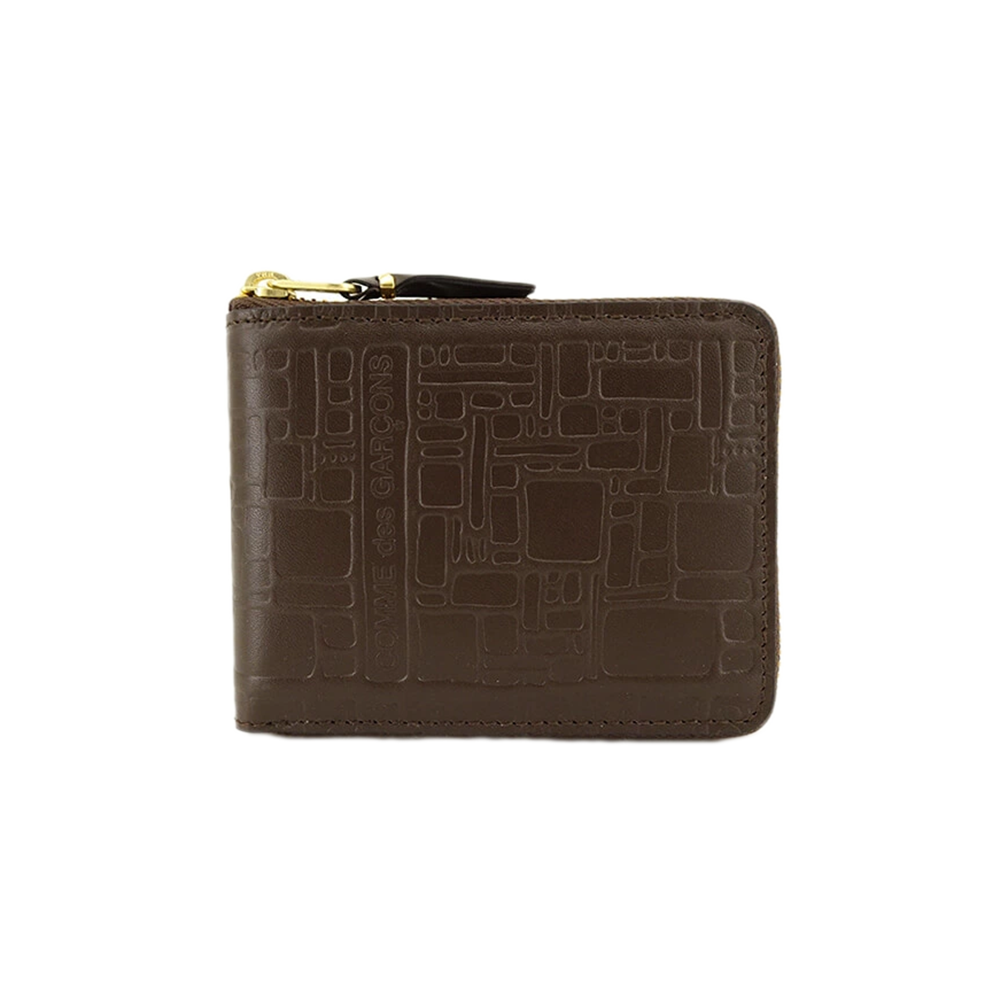 COMME des GARCONS WALLET Logotype Brown SA7100EL