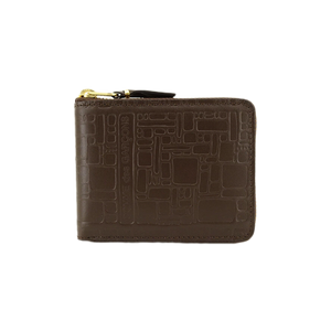 COMME des GARCONS WALLET Logotype Brown SA7100EL
